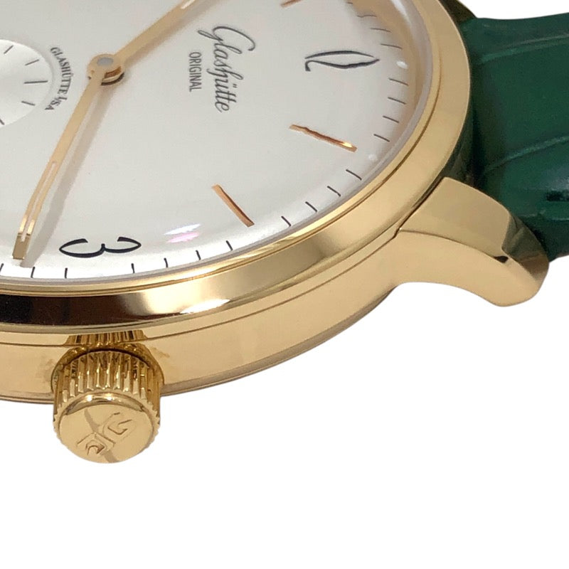 グラスフュッテ・オリジナル GLASHUTTE ORIGINAL シックスティーズ・スモールセコンド 1-39-60-01-01-04 K18PG 自動巻き メンズ 腕時計