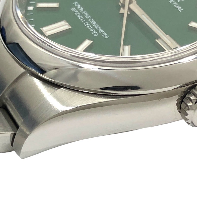 ロレックス ROLEX オイスターパーペチュアル36 ランダムシリアル 126000 グリーン SS 自動巻き メンズ 腕時計