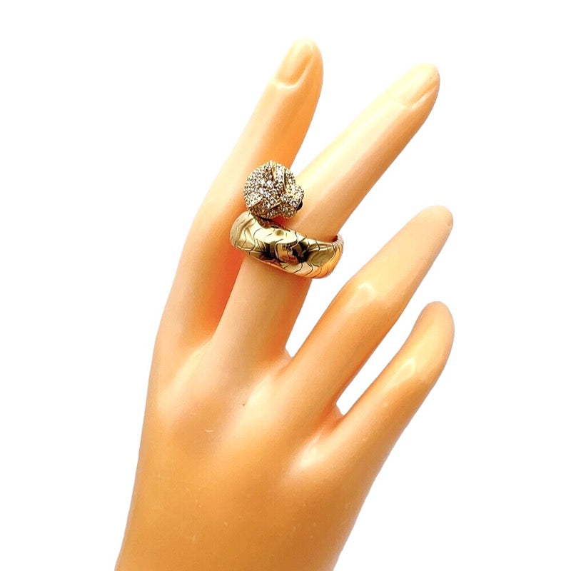 カルティエ Cartier パンテール ドゥ カルティエ ダイヤリング  K18イエローゴールド ジュエリー