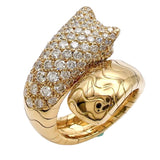 カルティエ Cartier パンテール ドゥ カルティエ ダイヤリング  K18イエローゴールド ジュエリー