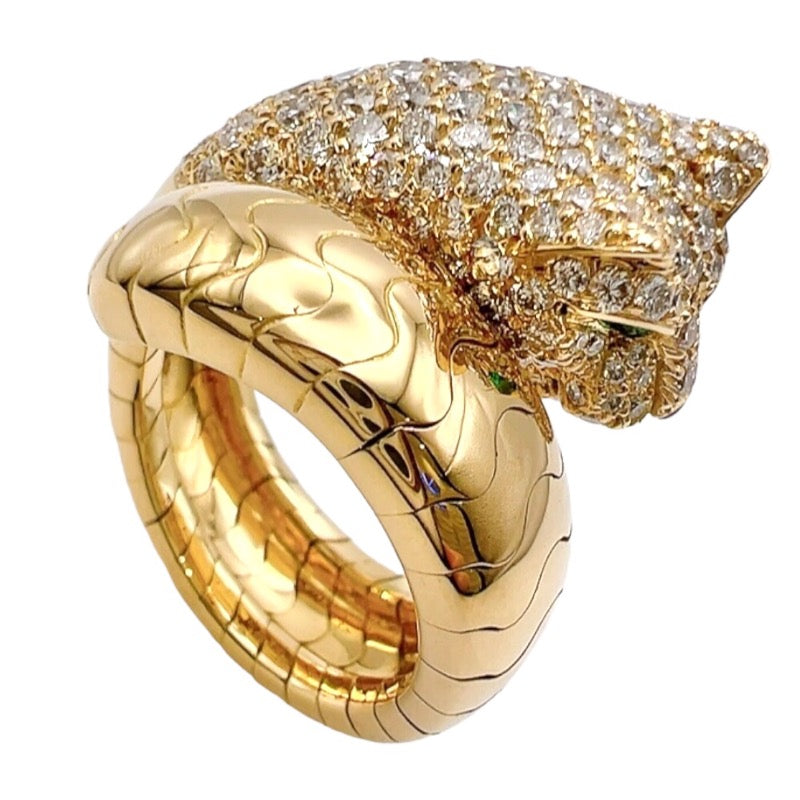 カルティエ Cartier パンテール ドゥ カルティエ ダイヤリング  K18イエローゴールド ジュエリー