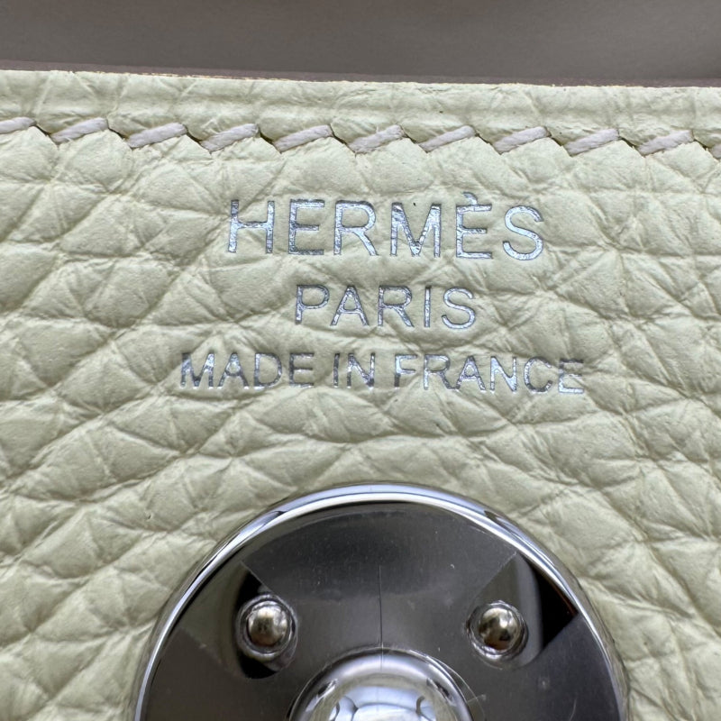 エルメス HERMES リンディミニ W刻印 ジョーヌミルトン シルバー金具 トリヨンクレマンス レディース ショルダーバッグ