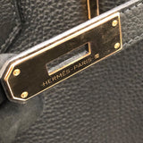 エルメス HERMES バーキン35 Y刻印 ブラック/PG金具 トゴ ユニセックス ハンドバッグ