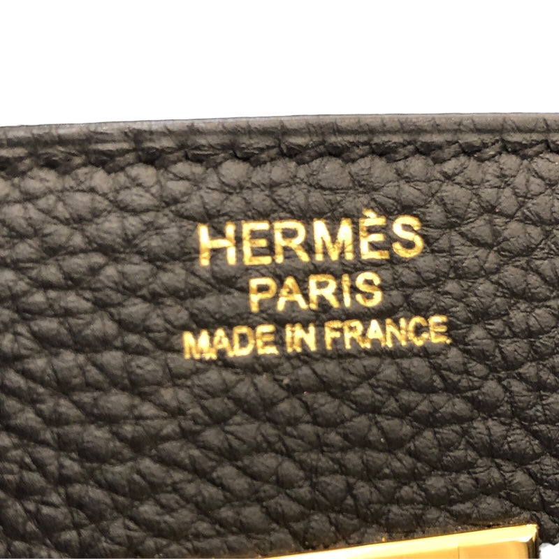 エルメス HERMES バーキン30 Y刻 ブラック　GD金具 トゴ レディース ハンドバッグ