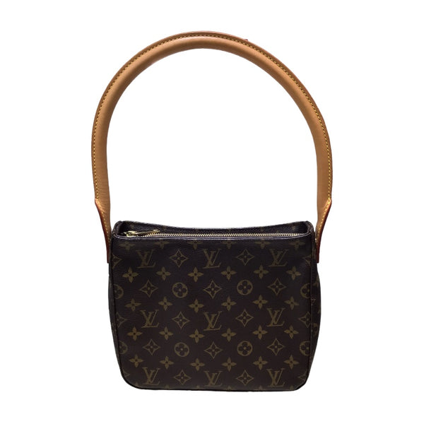 ルイ・ヴィトン LOUIS VUITTON ルーピングMM M51146 ブラウン PVC レディース ショルダーバッグ