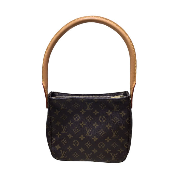 ルイ・ヴィトン LOUIS VUITTON ルーピングMM M51146 ブラウン PVC レディース ショルダーバッグ