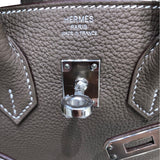 エルメス HERMES バーキン25 Z刻 エトゥープ トゴ レディース ハンドバッグ