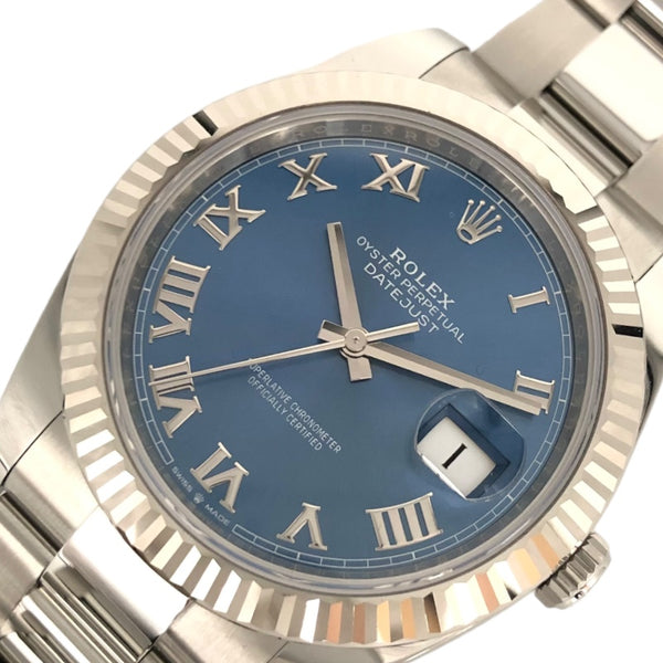 ロレックス ROLEX デイトジャスト41 126334 アズーロブルー文字盤 ステンレス×K18ホワイトゴールド 自動巻き メンズ 腕時計