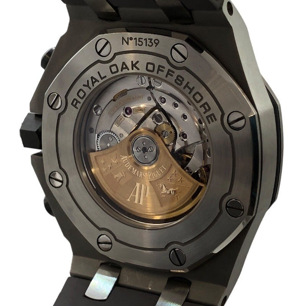 オーデマ・ピゲ AUDEMARS PIGUET ロイヤルオーク オフショア クロノグラフ 26470ST.OO.A104CR.01 グレー SS/ラバーベルト（社外品） 自動巻き メンズ 腕時計