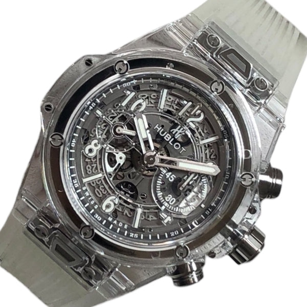 ウブロ HUBLOT ビッグバン ウニコ サファイア 411.JX.4802.RT シリコン メンズ 腕時計