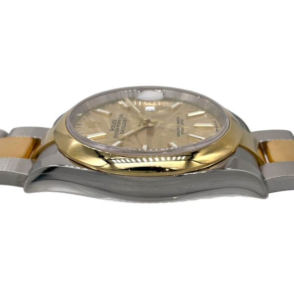 ロレックス ROLEX デイトジャスト36  126203 パームモチーフ K18/SS メンズ 腕時計