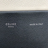 セリーヌ CELINE バーティカルカバスモール 176183 アイボリー/ブラック グレインカーフ レディース トートバッグ