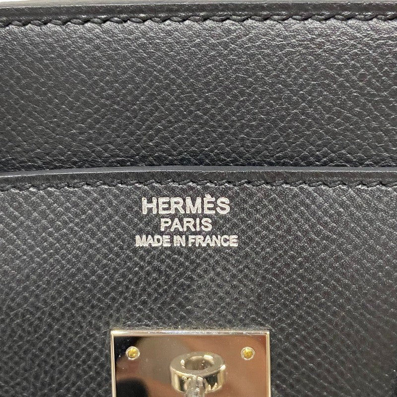 エルメス HERMES バーキン30 □P刻 ブラック シルバー金具 エプソン レディース ハンドバッグ