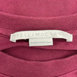 ステラ・マッカートニー STELLA McCARTNEY グラフィックプリントTシャツ 604084 ボルドー コットン レディース 半袖Ｔシャツ