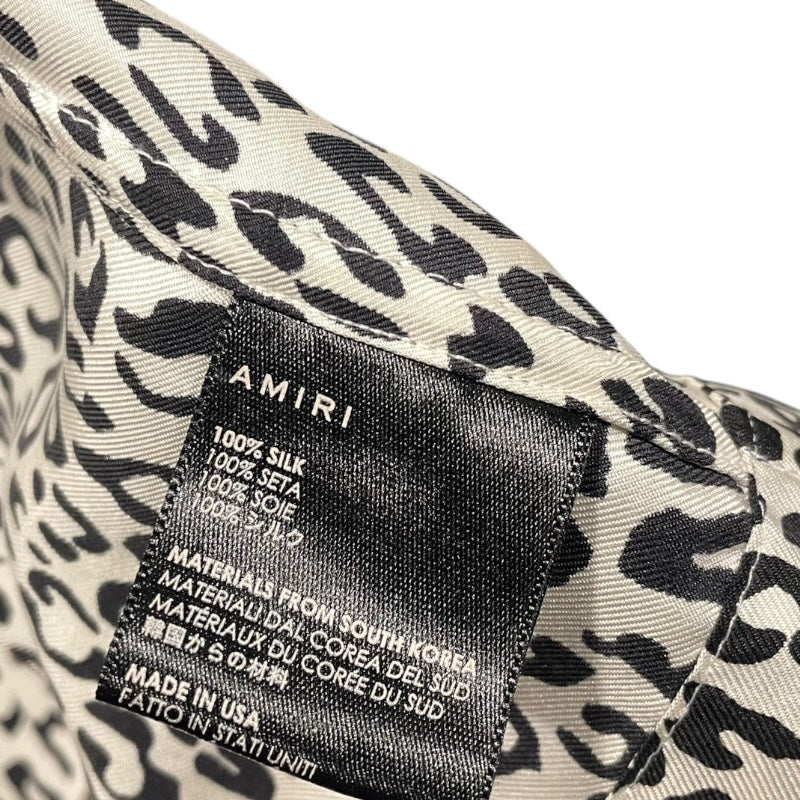 アザーブランド other brand AMIRI レオパード切替総柄オープン
