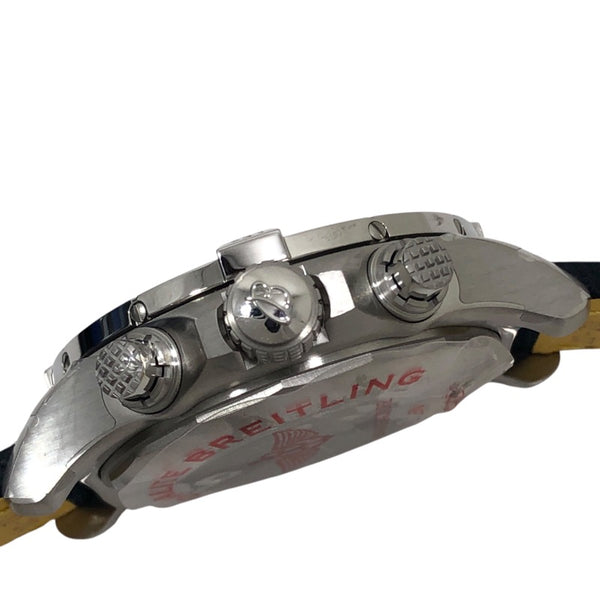 ブライトリング BREITLING アベンジャークロノグラフ GMT45 A24315(A24315101C1X2) ブルー SS 自動巻き メンズ 腕時計