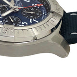 ブライトリング BREITLING アベンジャークロノグラフ GMT45 A24315(A24315101C1X2) ブルー SS 自動巻き メンズ 腕時計