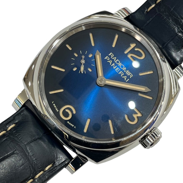 パネライ PANERAI ラジオミール 42mm ブティック限定 PAM01144 ブルー ステンレススチール 自動巻き メンズ 腕時計