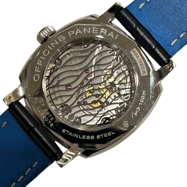 パネライ PANERAI ラジオミール 42mm ブティック限定 PAM01144 ブルー ステンレススチール 自動巻き メンズ 腕時計