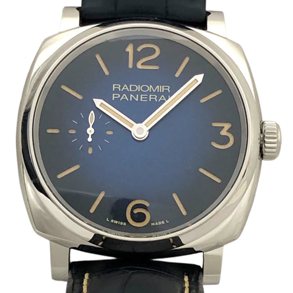 パネライ PANERAI ラジオミール 42mm ブティック限定 PAM01144 ブルー SS 自動巻き メンズ 腕時計
