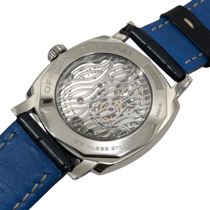 パネライ PANERAI ラジオミール 42mm ブティック限定 PAM01144 ブルー SS 自動巻き メンズ 腕時計