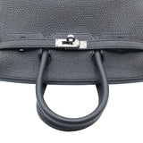 エルメス HERMES バーキン25  B刻 ブラック×シルバー金具 トゴ レディース ハンドバッグ