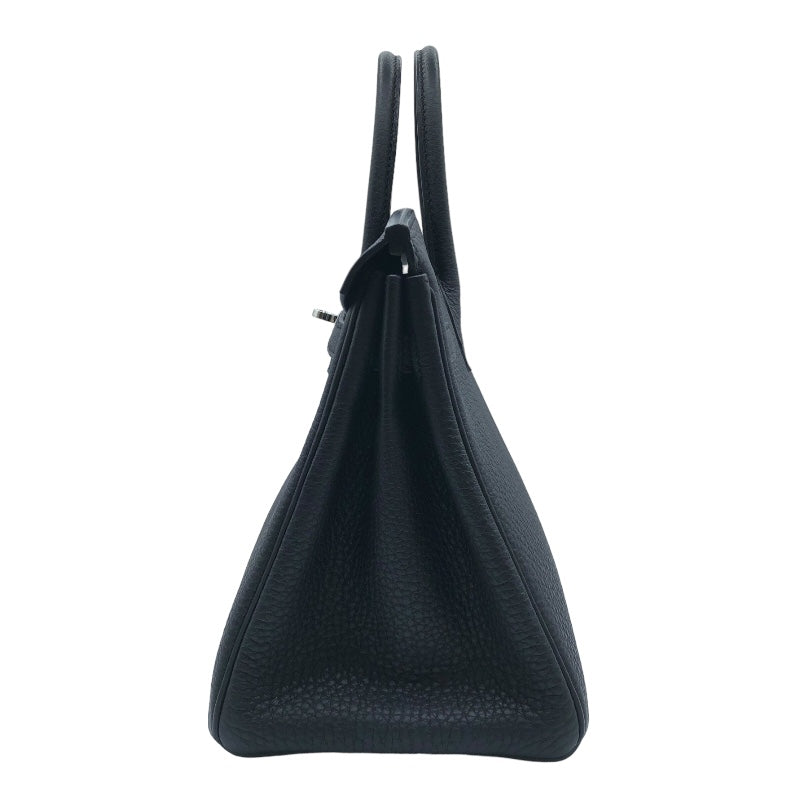 エルメス HERMES バーキン25  B刻 ブラック×シルバー金具 トゴ レディース ハンドバッグ
