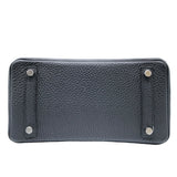 エルメス HERMES バーキン25  B刻 ブラック×シルバー金具 トゴ レディース ハンドバッグ