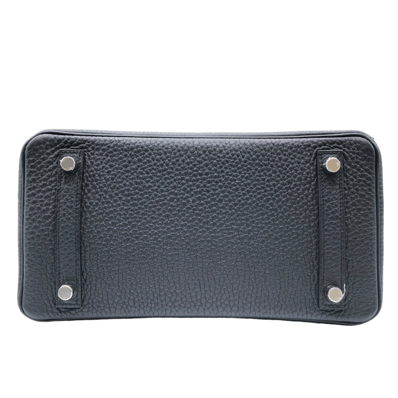 エルメス HERMES バーキン25  B刻 ブラック×シルバー金具 トゴ レディース ハンドバッグ