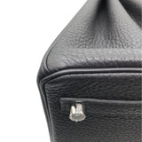 エルメス HERMES バーキン25  B刻 ブラック×シルバー金具 トゴ レディース ハンドバッグ