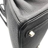エルメス HERMES バーキン25  B刻 ブラック×シルバー金具 トゴ レディース ハンドバッグ