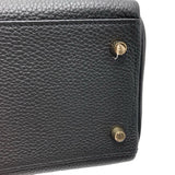 エルメス HERMES ケリー28　内縫い U刻 ブラック×GD金具 トゴ レディース ショルダーバッグ