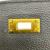 エルメス HERMES ケリー28 内縫い C刻 ブラック/ゴールド金具 トゴ レディース ハンドバッグ