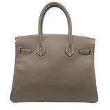 エルメス HERMES バーキン30 Y刻印(2020年製） エトゥープ　SV金具 エプソン レディース ハンドバッグ