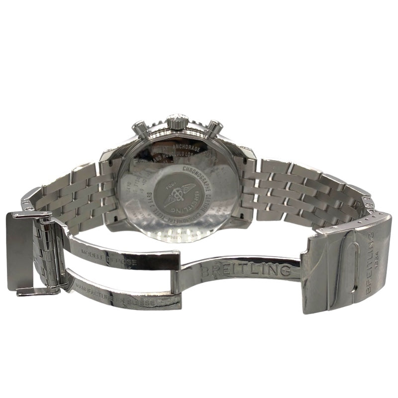 ブライトリング BREITLING ナビタイマー ワールド A24322 ブラック×シルバー SS 自動巻き メンズ 腕時計 |  中古ブランドリユースショップ OKURA(おお蔵)