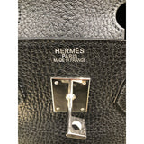 エルメス HERMES オータクロア32 □K刻 ブラック コロマンデル レディース ハンドバッグ