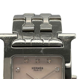 エルメス HERMES Hウォッチ ホワイトシェル HH1.210 ホワイト SS クオーツ レディース 腕時計