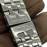 エルメス HERMES Hウォッチ ホワイトシェル HH1.210 ホワイト SS クオーツ レディース 腕時計