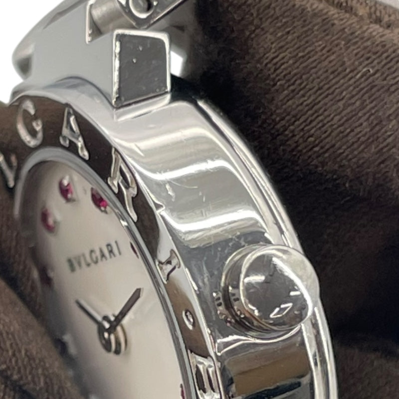 ブルガリ BVLGARI ブルガリブルガリ ホワイトシェル 200本限定 BB23SS ホワイト SS クオーツ レディース 腕時計