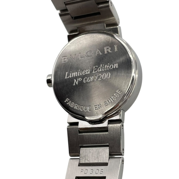 ブルガリ BVLGARI ブルガリブルガリ ホワイトシェル 200本限定 BB23SS ホワイト SS クオーツ レディース 腕時計