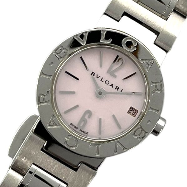 ブルガリ BVLGARI ブルガリブルガリ ピンクシェル BB23SS ピンク SS レディース 腕時計