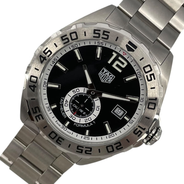 タグ・ホイヤー TAG HEUER フォーミュラ1 キャリバー6 43ｍｍ WAZ2012 ブラック SS 自動巻き メンズ 腕時計