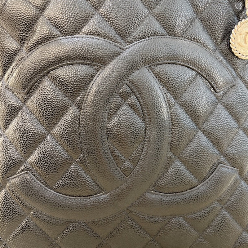 シャネル CHANEL 復刻トート A01804 キャビアスキン/SV金具 レディース ハンドバッグ