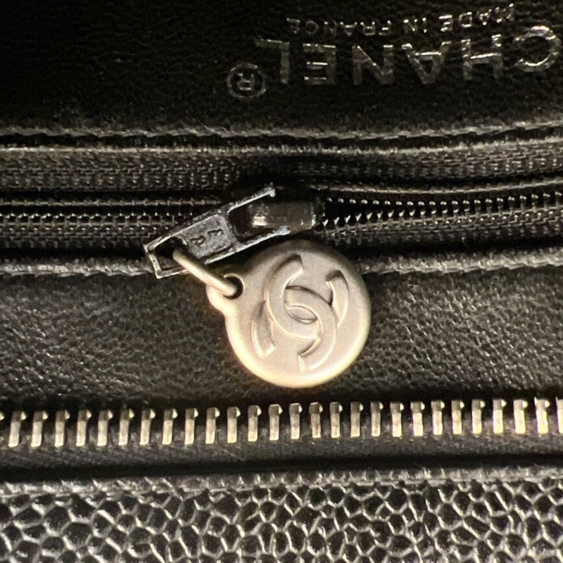 シャネル CHANEL 復刻トート A01804 キャビアスキン/SV金具 レディース ハンドバッグ