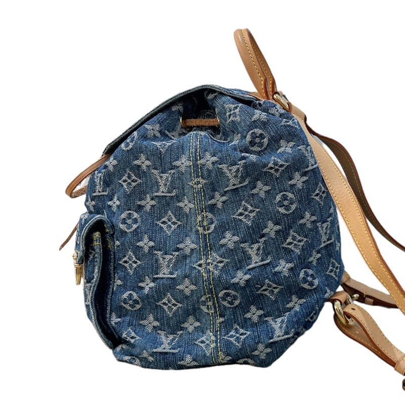 ルイ・ヴィトン LOUIS VUITTON サックアドGM M95056 デニム レディース リュック・デイパック