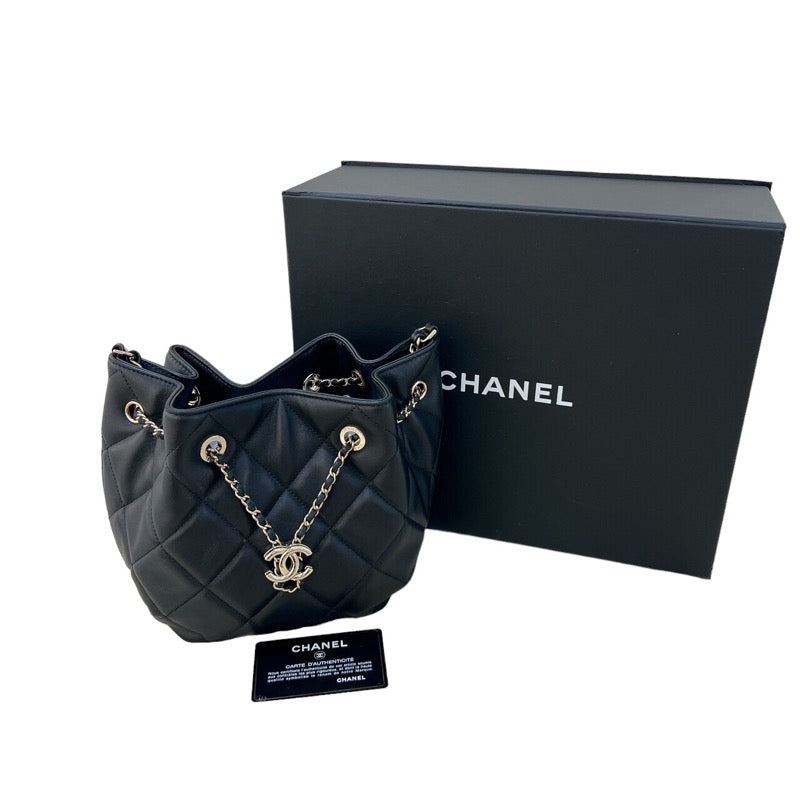 シャネル CHANEL チェーンショルダー ラム/シャンパンゴールド金具 レディース ショルダーバッグ