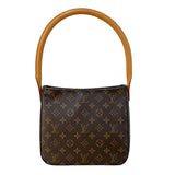 ルイ・ヴィトン LOUIS VUITTON ルーピングMM M51146 ブラウン　ゴールド金具 モノグラム レディース ショルダーバッグ