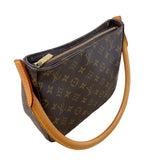 ルイ・ヴィトン LOUIS VUITTON ルーピングMM M51146 ブラウン　ゴールド金具 モノグラム レディース ショルダーバッグ