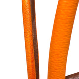 エルメス HERMES バーキン30 □G刻印 オレンジ　シルバー金具 フィヨルド レディース ハンドバッグ【中古】