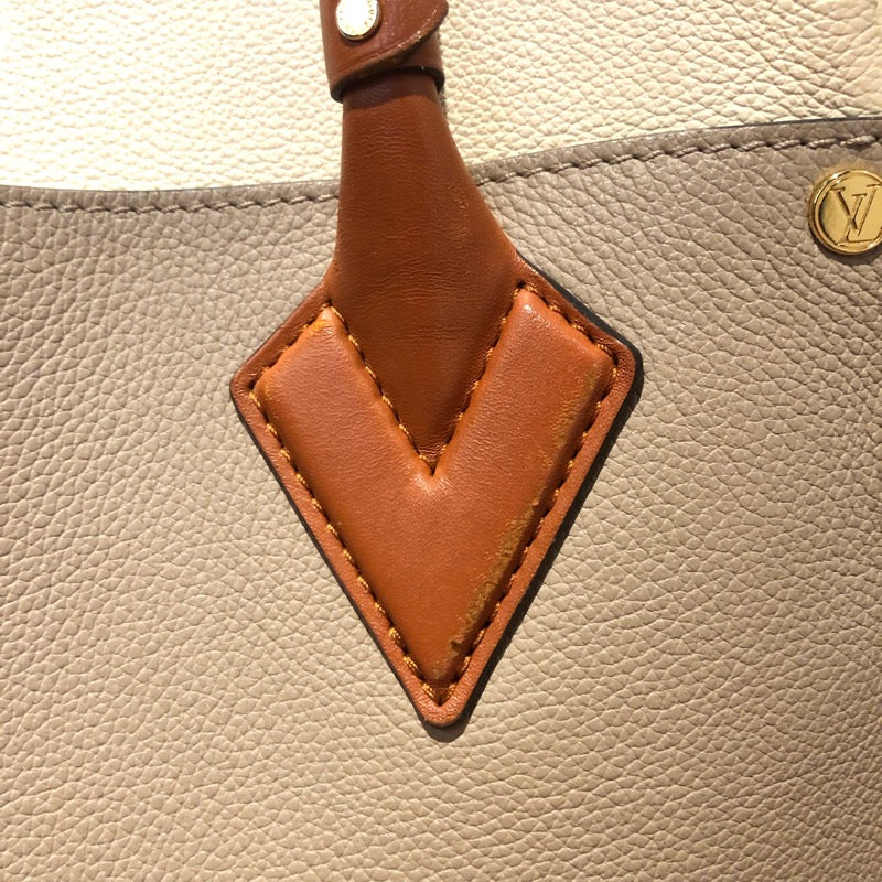 ルイ・ヴィトン LOUIS VUITTON オンマイサイドMM M53825 ガレ モノグラムタフタ―ジュ・ガレ レディース ハンドバッグ